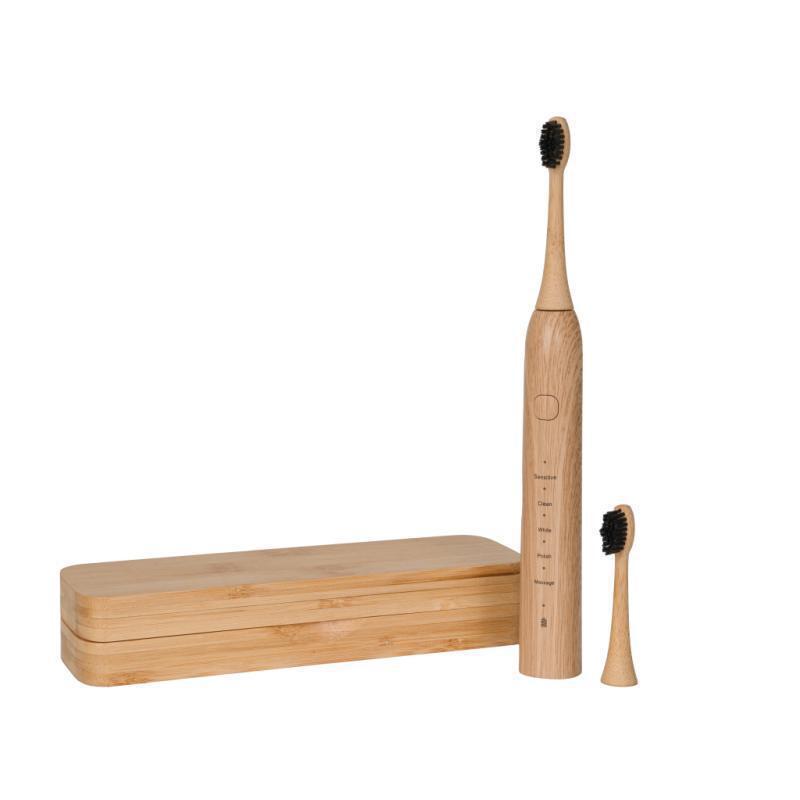 New Bamboo USB Rechargeable Electric Toothbrush